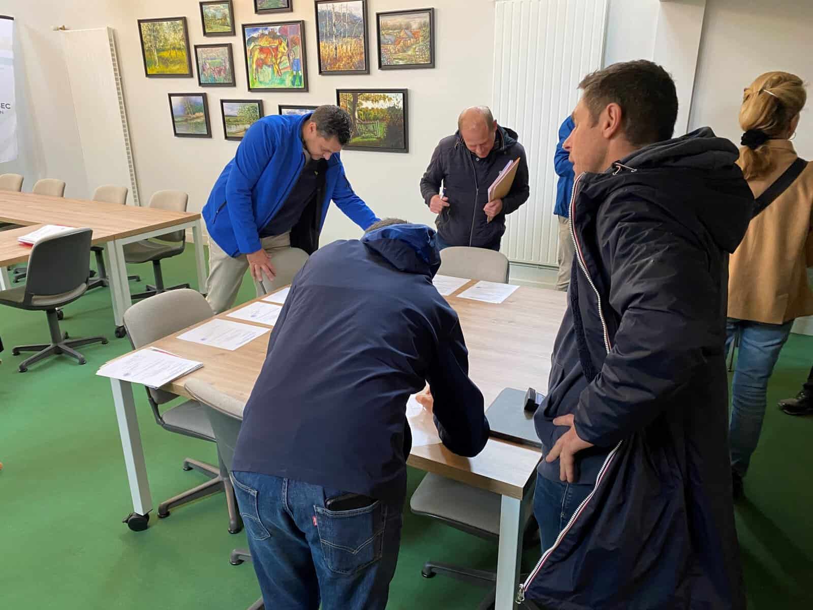 1ere réunion de chantier pôle de