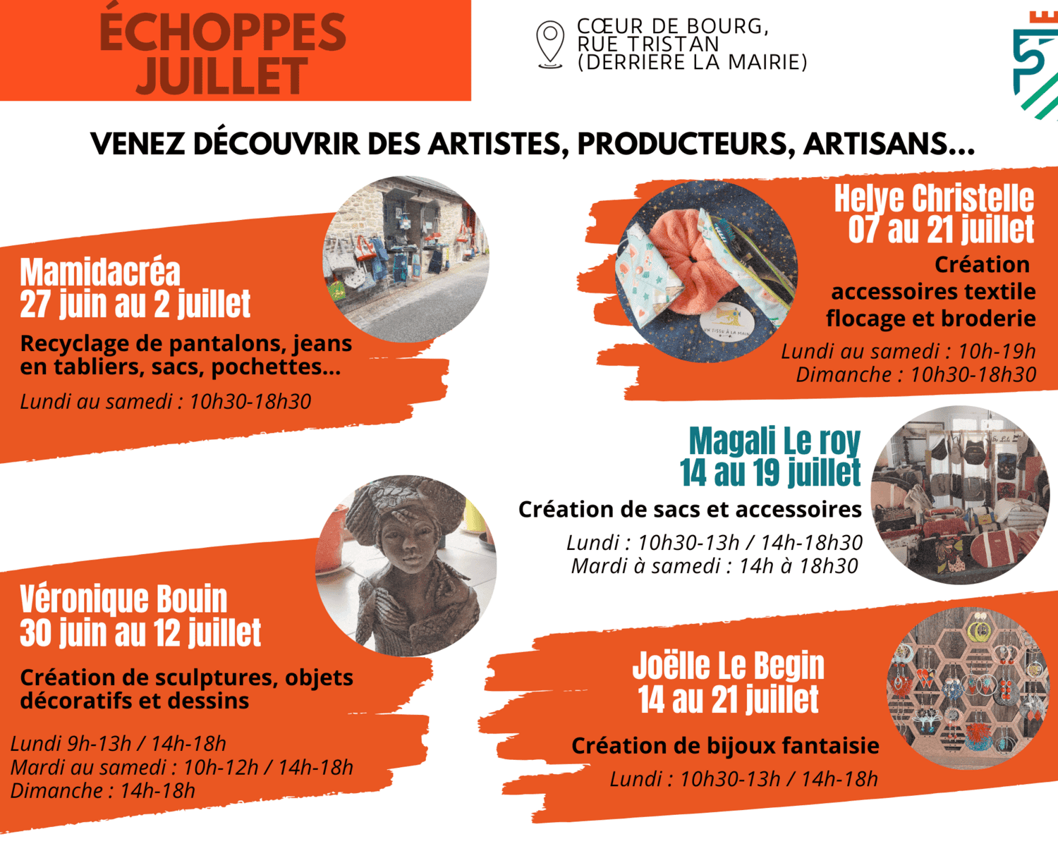 Programme juillet - bouriques éphémères