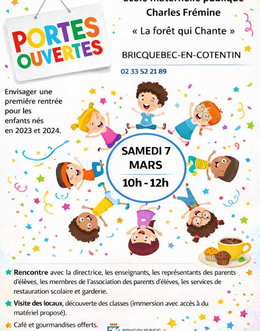 Portes ouvertes école maternelle - 07 mars 2026