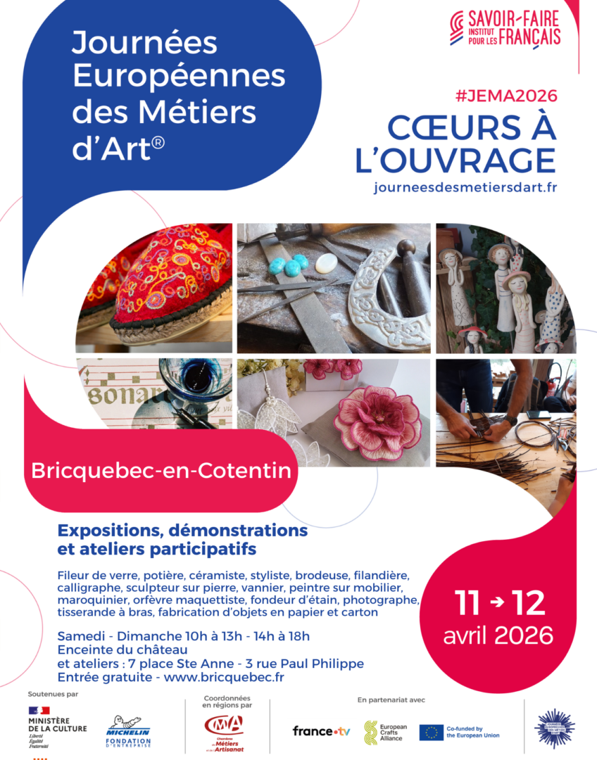 Journées Européennes des Métiers d'Art les 11 et 12 avril 2026
