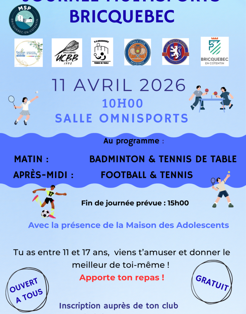 Journée multisports organisée par la MSP de Bricquebec-en-Cotentin