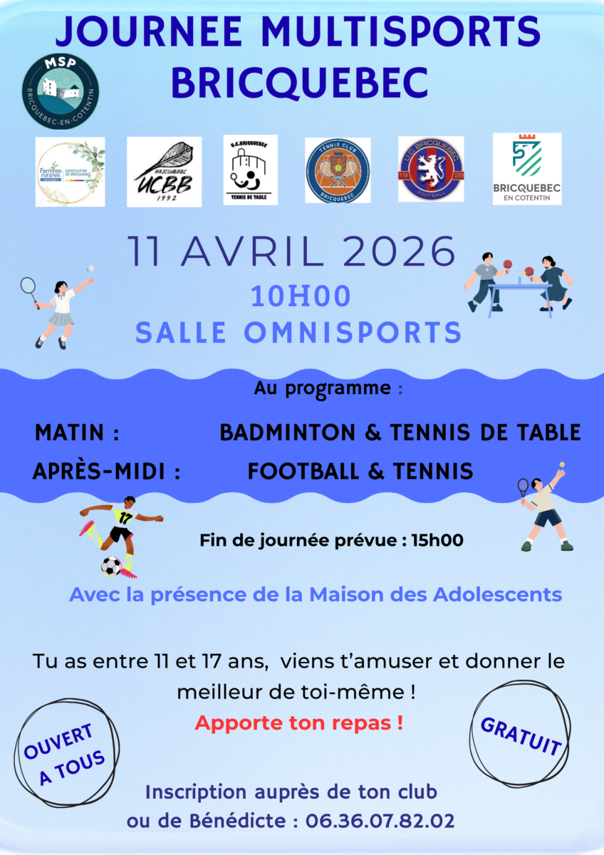 Journée multisports organisée par la MSP de Bricquebec-en-Cotentin